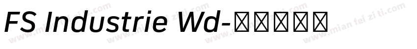 FS Industrie Wd字体转换